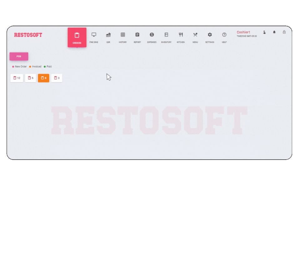 Restaurant management software