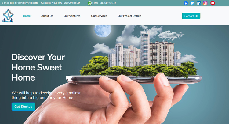 real estate website development services